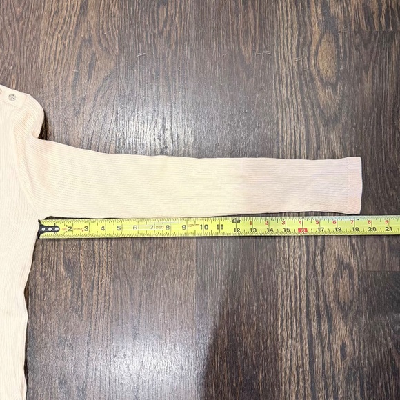 Burberry London Turtle Neck Sweater Women's M Beige Nova Check Ribbed NWT - Picture 5 of 9